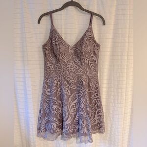 Speechless Lavender Lace Spaghetti Strap Formal/Semi-Formal Dress